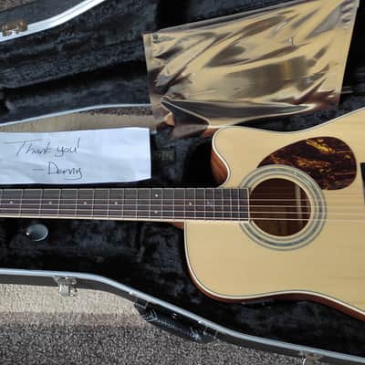 Zager ZAD50CE Solid Spruce/Mahogany Acoustic Electric Natural 2022 Solid Spruce/Mahogany image 2