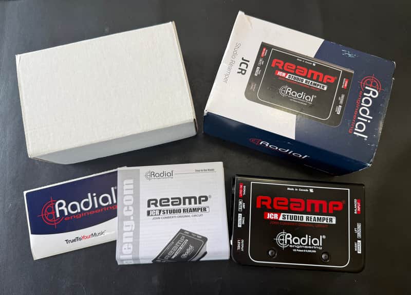 Radial JCR Studio Reamper Reamp Box 2010s - Black- w/box image 1