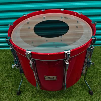 ⚡Pearl BLX All Birch 22"X14" Gong Bass Drum - Red* New Head*⚡ image 3