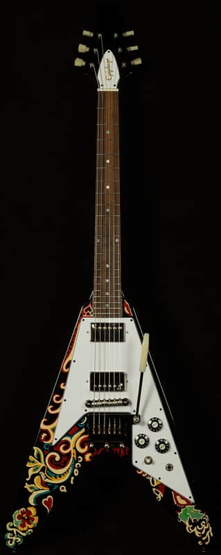 Epiphone Inspired by Gibson Custom Series Limited Jimi Hendrix "Love Drops" Flying V - One of 2200 Worldwide image 1