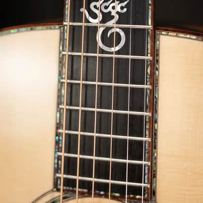 Santa Cruz 000 45 Style Acoustic Guitar - Old Growth Adirondack/Koa with Hardshell Case image 9