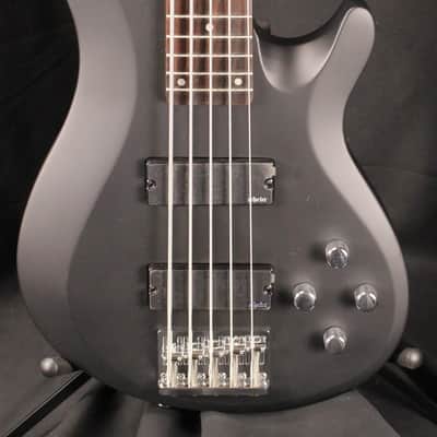 Schecter C-5 Deluxe 5 String Electric Bass Satin Black image 1