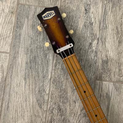 Multivox Marvel Bass 1955 Sunburst - Extremely Rare image 4