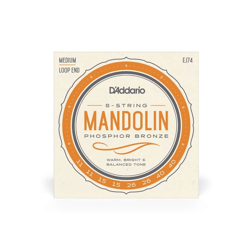 D’addario EJ74 11-40 Medium Set Mandolin Strings image 1