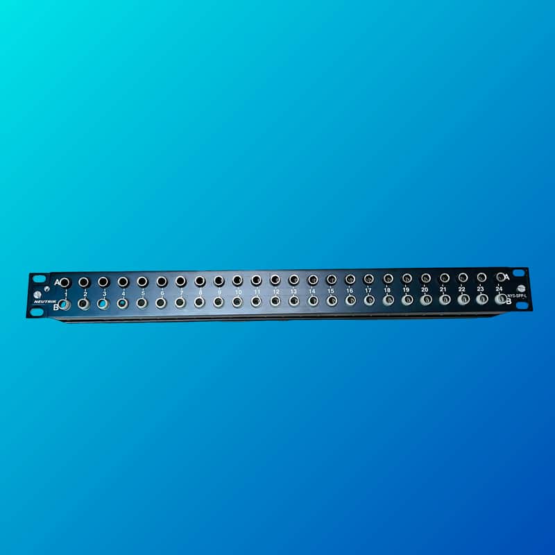 Neutrik NYS-SPP-L1 48-Point TRS Patchbay image 1