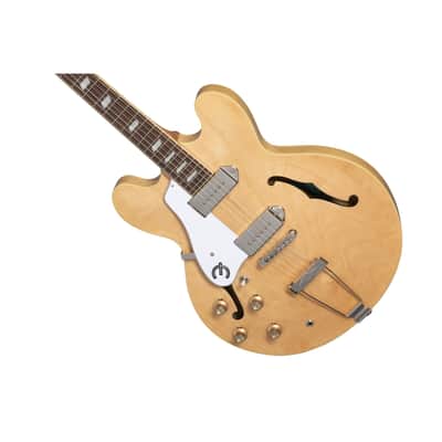 Epiphone Casino Hollowbody Left-Handed Guitar - Natural w/Premium Gig Bag image 4