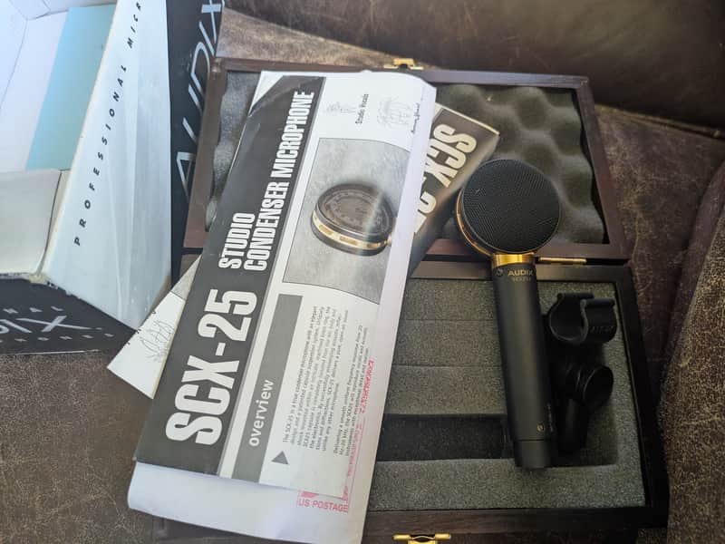Audix SGX25-A 1980s. complete with original box, case, clip, and manual image 1