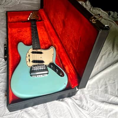 1965 Fender Mustang - Daphne Blue w/Case image 21