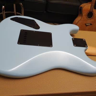 RARE Vintage ESP M-I 1988 Ice Blue Banana Hockey Stick Kramer Van Halen Headstock MIJ Super Strat image 15