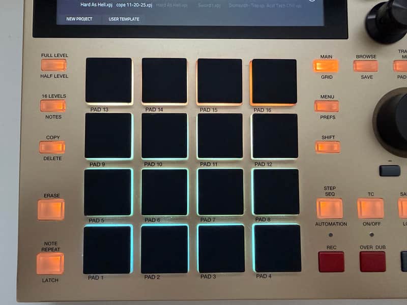 Akai MPC One Standalone MIDI Sequencer Gold Edition 2020 - Present - Gold image 1