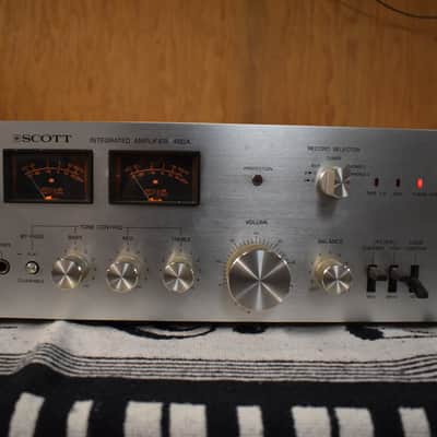 HH Scott 460A Integrated Stereo Amplifier - Silver image 1