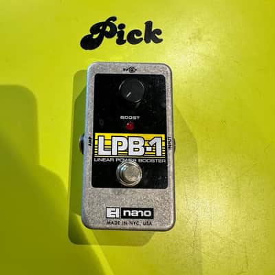 Electro-Harmonix LPB-1 Nano Linear Power Booster Preamp 2006 - Present - Black / Yellow / Gray image 1