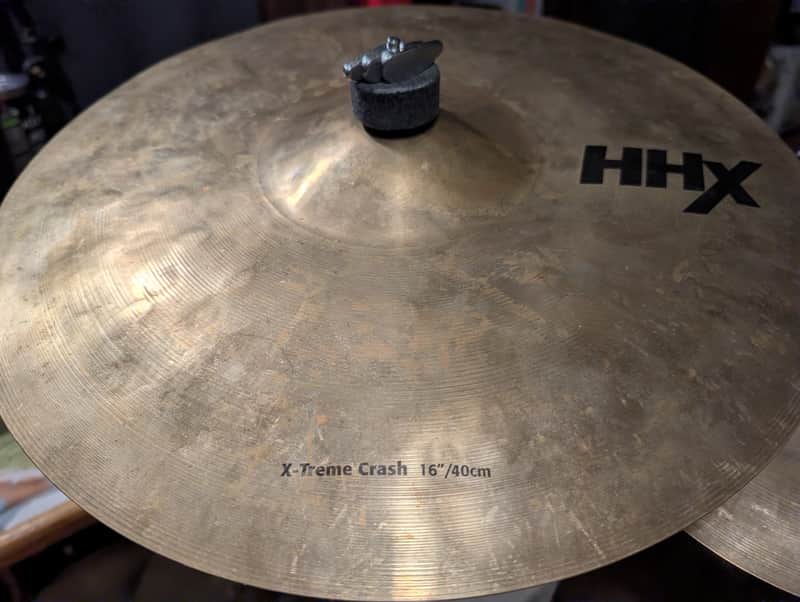 16" Sabian Xtreme Crash Cymbal HHXtreme HHX 2010s - Brilliant image 1
