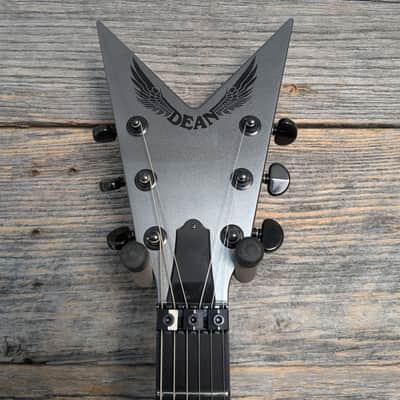 Dean USA Flat Top Floyd Electric Guitar - Metallic Pewter image 6