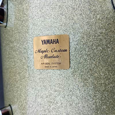 Yamaha Maple Custom Absolute Tom 13x11 Silver Sparkle image 9