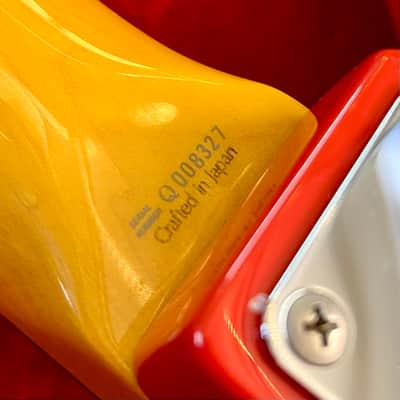 CIJ Fender Jazz Bass JB-62 2002 - Fiesta Red Tokai era MIJ crafted in japan MOT image 9