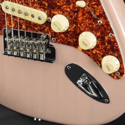 Mint Fender American Professional II Stratocaster Thinline Transparent Shell Pink Rosewood Fingerboard image 3