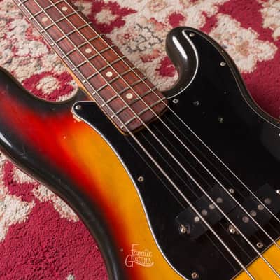 Fender Precision Bass 1975 - Sunburst #626430 Second Hand image 6