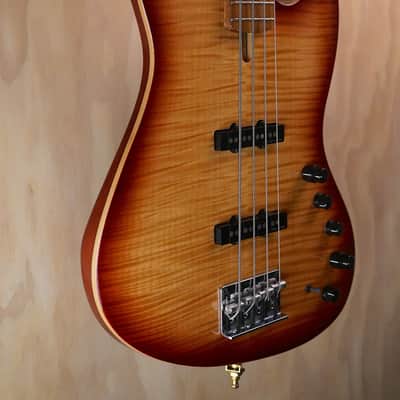 Sire Marcus Miller V10DX Tobacco Sunburst 4 String Bass w/ Gig Bag – Very Good image 2