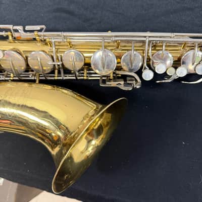 Vintage Buescher Aristocrat Bb Tenor Sax Saxophone with Original Case and Mouthpiece image 5