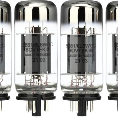 Sovtek 5881/6L6WGC Power Tubes - Matched Quartet image 1