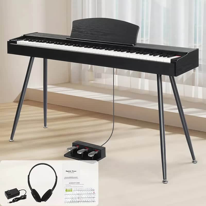 88 Keys Digital Piano Full Weighted Keyboards,3 Pedals,Supports USB-MIDI image 1