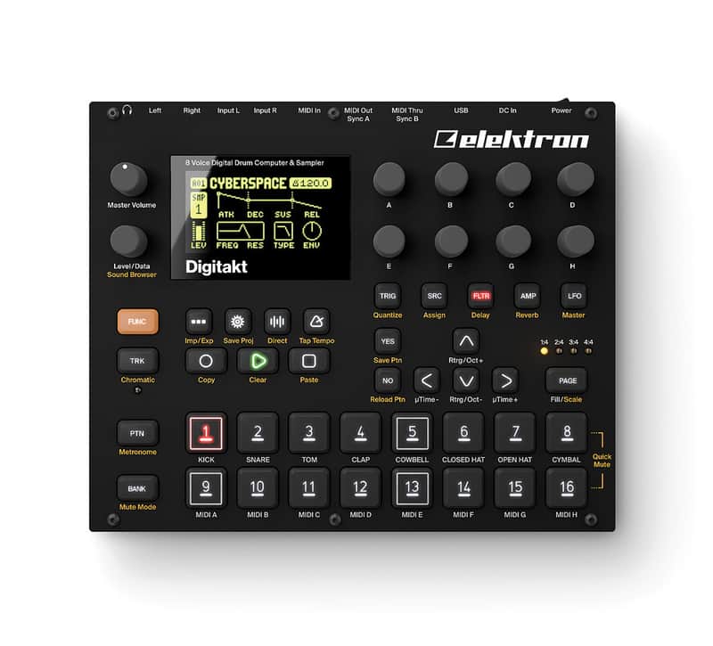 Elektron Digitakt 2010s Black image 1