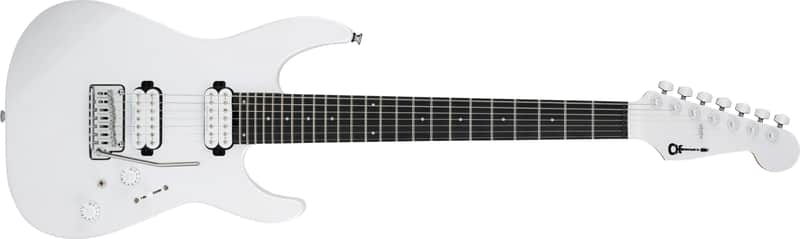 Charvel Pro-Mod Plus DK24-7 HH 2PT EB, Ebony Fingerboard, Celestial Silk image 1