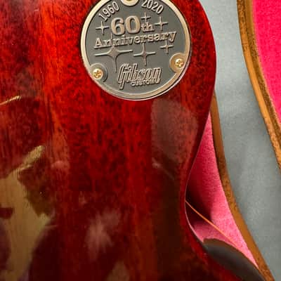 Gibson Custom Shop 60th Anniversary '60 Les Paul Standard #001548 Reissue V2 2020 - Tomato Soup Burst image 10