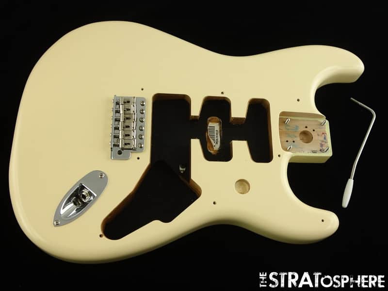 Fender Jimmie Vaughan Strat BODY & HARDWARE, Stratocaster Olympic White image 1