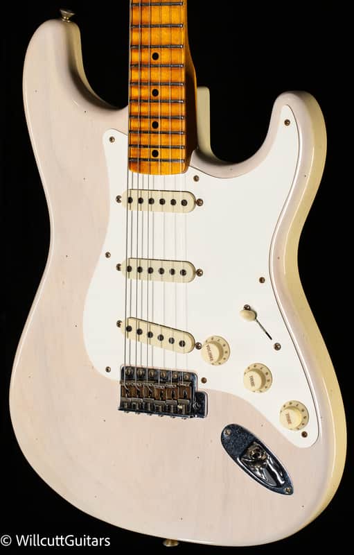 Fender Custom Shop 1956 Stratocaster Journeyman Relic Aged White Blonde (653) image 1