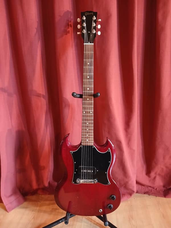 Gibson SG Junior – 2006 – Cherry – Single Humbucker – Excellent Condition + Hard Case – UK