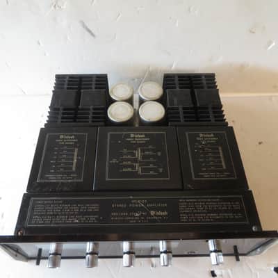 McIntosh MC2125 Power Amplifier early 1970's - Glass and black image 5