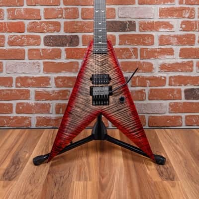 Dean USA Custom Vengeance Flame Maple Top Transparent Red Burst 2021 w/OHSC image 4
