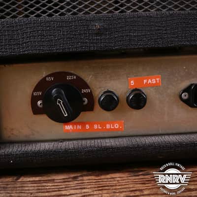 1979 Hiwatt DR201 2-Channel 200-Watt Bass Amp Head - Black image 7