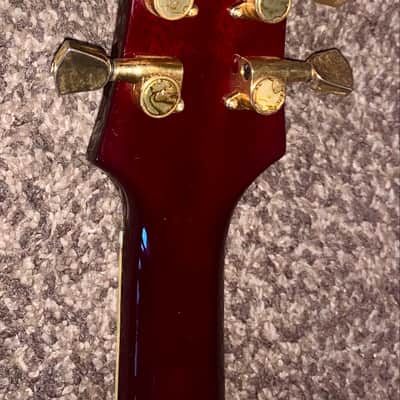 Vintage 1990s epiphone Nighthawk Standard Cherry Sunburst electric guitar image 9