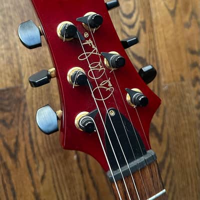 2001 PRS Custom 24 10 Top (Birds & Gold Hardware)- Cherry Sunburst w/ OHSC image 8