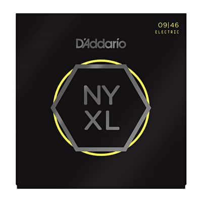 D'Addario NYXL0946 Electric Guitar Strings, Super Light Top/Regular Bottom image 1