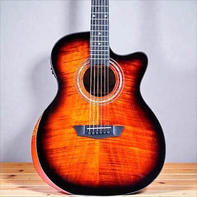 Aria AMS-02BS OM Style Acoustic 