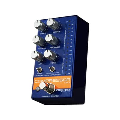 Empress Effects Compressor MKII Effects Pedal, Blue Sparkle image 3