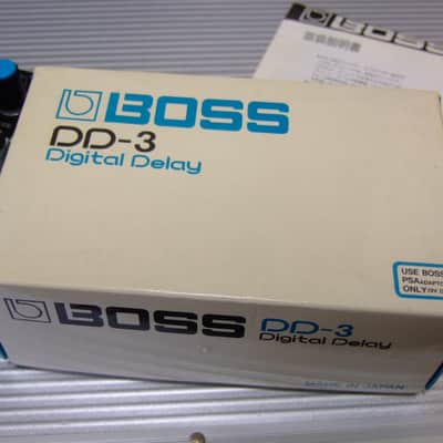 MINT 1987 Long Chip Boss DD-3 Digital Delay w/ Box & Manual MIJ Made in Japan / DD-2 image 7