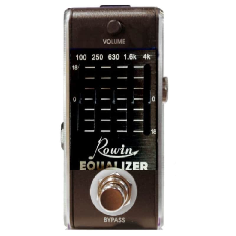 Rowin LEF-617A Guitar EQ 5 band graphic EQ MASTER Volume True Bypass 600 Series their Nice Stuff✅New image 1