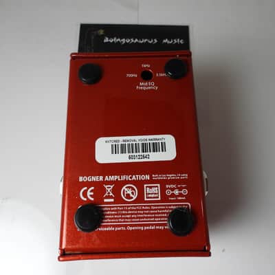 Bogner Ecstasy Red Mini Overdrive Effects Pedal Free USA Shipping image 6