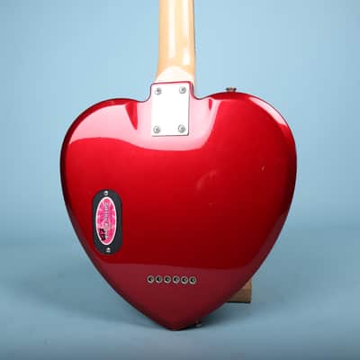 Daisy Rock Heartbreaker Short Scale Red Heart Electric Guitar image 14