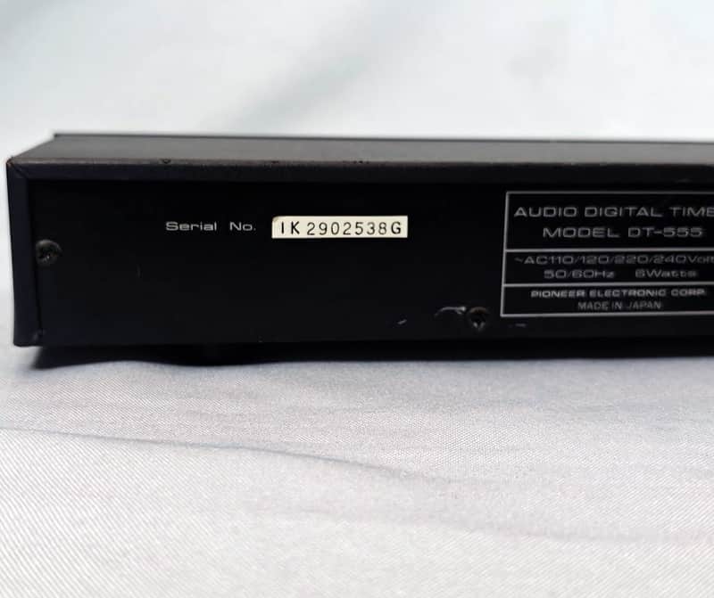 Pioneer DT-555 Audio Digital Timer - 1988 - Black | Reverb