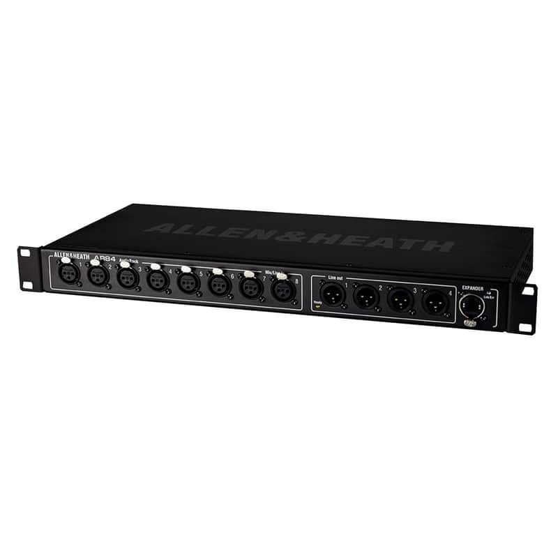 Allen & Heath AR84 8 XLR Input / 4 XLR Output 48kHz AudioRack image 1