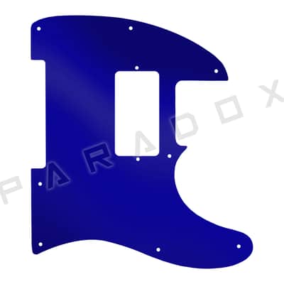 Custom Pickguard For 2012 - 2019 Made in China Squier Jim Root Telecaster - Dark Blue Mirror Acrylic .125"