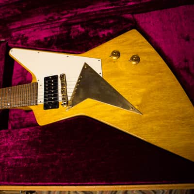 Roger Giffin built 1994 Gibson Custom Shop Korina Explorer 7 string 36 fret image 2