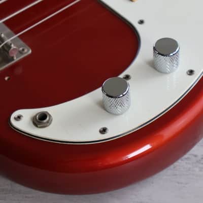 1980 Aria Pro II Japan Precision Bass (Metallic Red) image 3