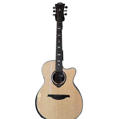 Lâg HyVibe 50 Auditorium Smart Guitar w/HyVibe H2 Bluetooth, Looper & Effects – HV50ACE image 1